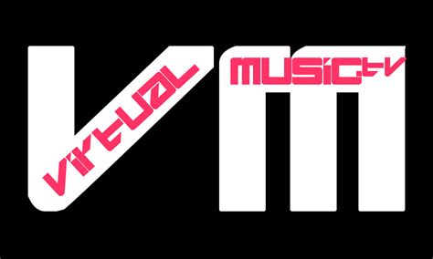 virtualmusic.TV logo black/white/pink | updated logo on: vir… | Flickr