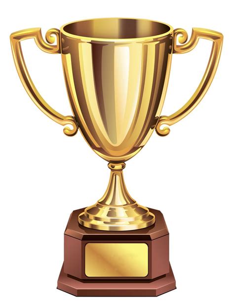 Transparent Gold Cup Trophy PNG Picture Clipart | Gold cup, Trophy design, Trophies and medals