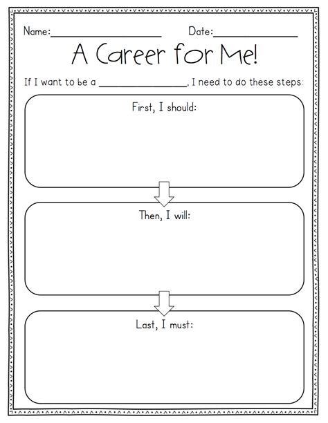 Free Printable Career Day Worksheets