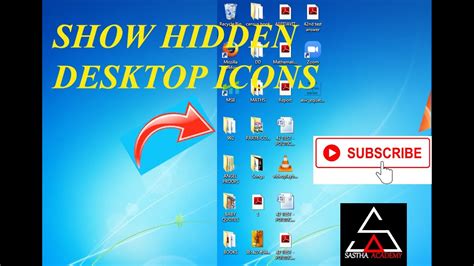 SHOW HIDDEN DESKTOP ICONS - YouTube