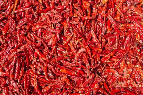 Dried red peppers 1226941 Stock Photo at Vecteezy