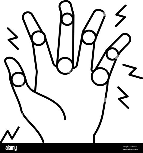 rheumatoid arthritis line icon vector illustration Stock Vector Image & Art - Alamy