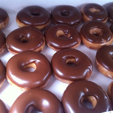 Krispy Kreme Chocolate Iced Glazed Doughnuts – (2) Half Dozen Boxes