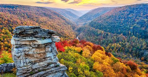 Camp at Blackwater Falls State Park, West Virginia