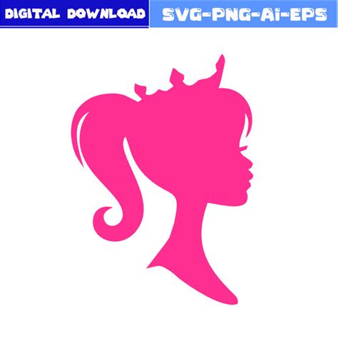 Pink Barbie Princess Svg, Barbie Girl Svg, Barbie Svg, Girl | Inspire ...