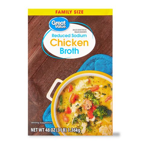 Great Value Reduced Sodium Chicken Broth