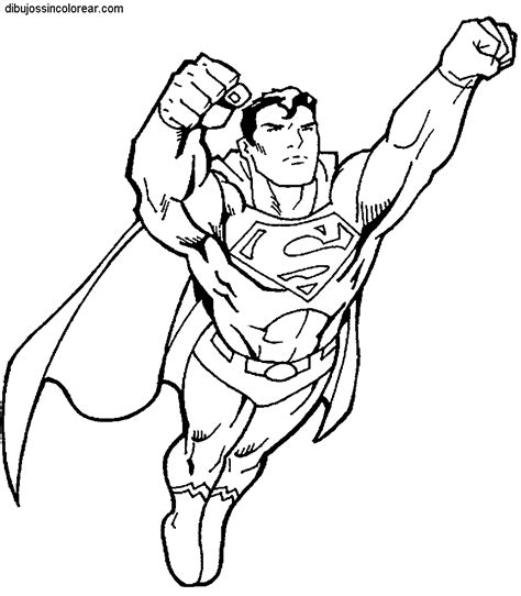 Superman to color for kids - Superman Kids Coloring Pages