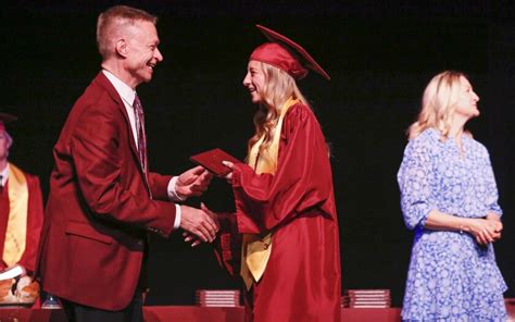 Photos from Sunday's graduation ceremonies at Oak Grove, Sheyenne and ...