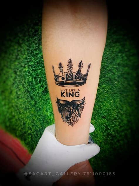 King Symbol Tattoo