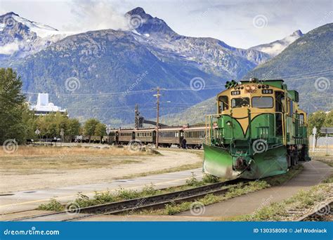 Historic White Pass Train of the Gold Rush in Skagway Alaska Editorial Image - Image of nature ...