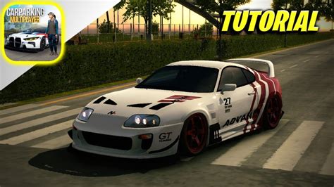 Tutorial Advan Toyota Supra Mk4 Design Car Parking Multiplayer - YouTube