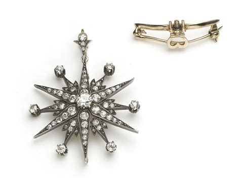 Antique Victorian Diamond Star Pendant