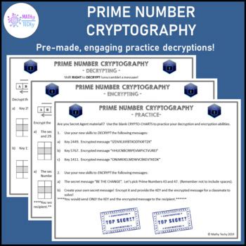 Prime Number Cyrptography CODE BREAKING WITH PRIME FACTORS by Mathy Techy