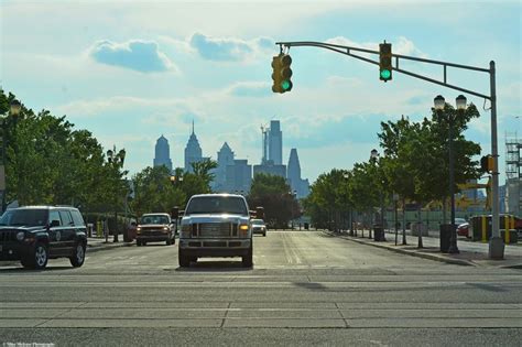 Philly skyline from Downtown Camden, NJ. | Waterfront, Skyline, Downtown