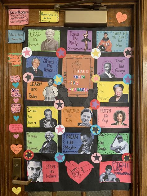 Black History Month Door Decorating Champions - Hiatt Middle School