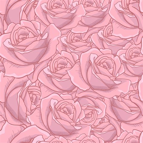 Rose Pattern Background