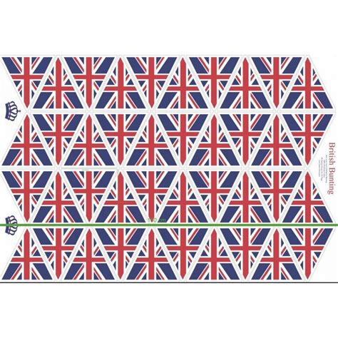 Union Jack Bunting Fabric, Union Jack Fabric, Coronation Fabric, Little ...