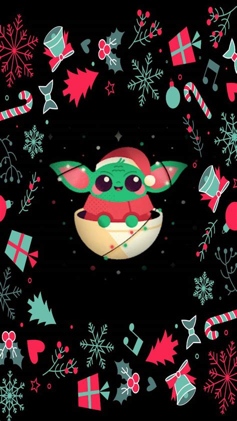 Baby Yoda Christmas Wallpapers - Wallpaper Cave