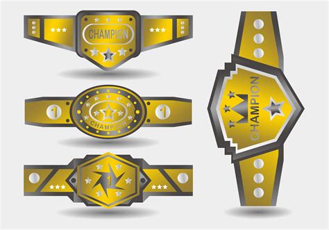 Championship Belt Design Template