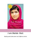 I Am Malala Themes Teaching Resources | TPT