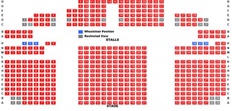 Eden Court Empire Theatre Seating Plan | Elcho Table