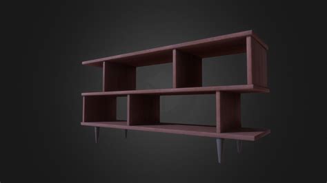 Modern Small Shelf - Download Free 3D model by Blender3D [dec7583] - Sketchfab