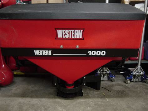 Western 1000 Salt Spreader Tailgate Low Profile