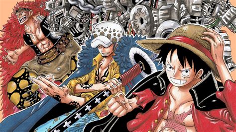 Monkey D. Luffy Trafalgar Law and Eustass Kid HD Wallpaper | Manga anime one piece, Ace and ...