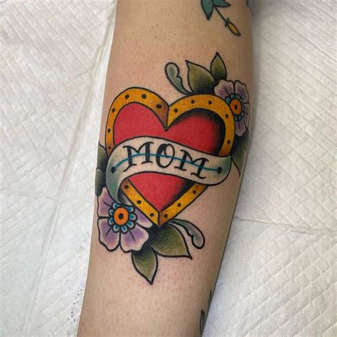 Amazing Mom Heart Tattoo Ideas