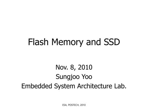 PPT - Flash Memory and SSD PowerPoint Presentation, free download - ID:2213847