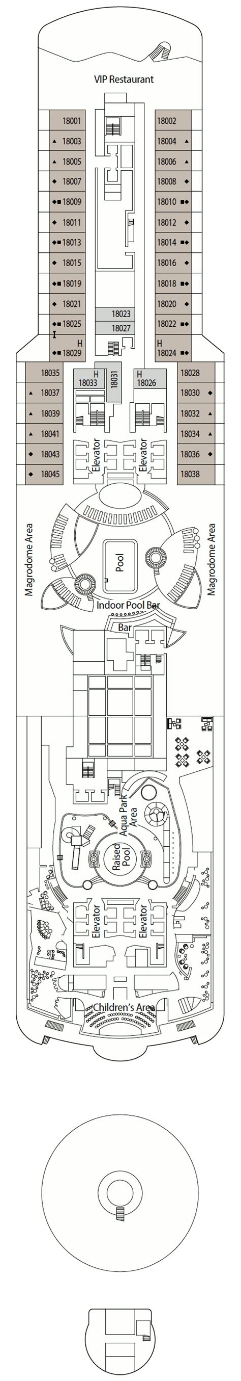 MSC Seaside Deck Plans - Cruiseline.com