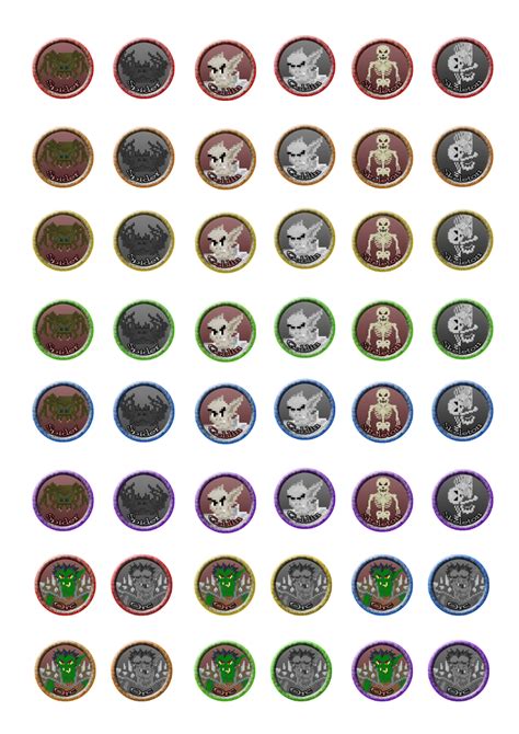 Printable D&D Tokens