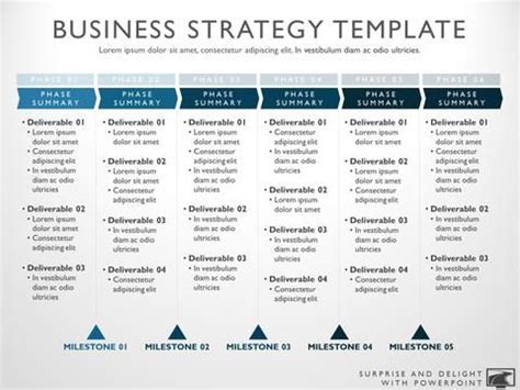 Business Strategy Template | Business strategy, Business plan proposal ...