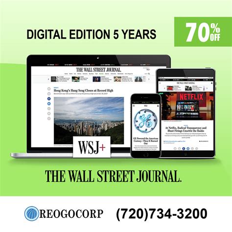 Wall Street Journal Print Edition | WSJ Renewal | WSJ Cost