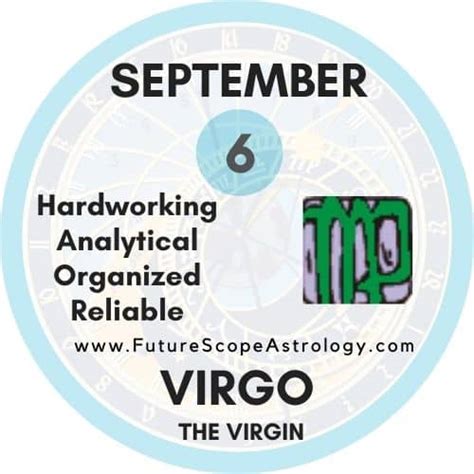 September 6 Zodiac (Virgo) Birthday: Personality, Zodiac Sign, Compatibility, Ruling Planet ...