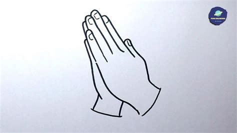 How to Draw Praying hand - YouTube