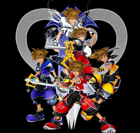 Kingdom Hearts Wallpaper Sora Forms