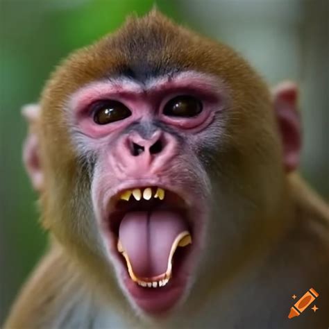 Image of angry monkeys on Craiyon