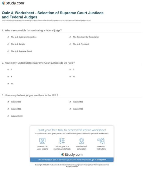 Supreme Court Nominations Worksheet Answers — db-excel.com