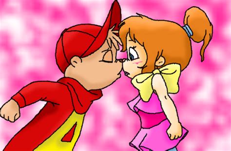 Alvin and Brittany kissing Alvin and Brittany (Alvin and the Chipmunks ...