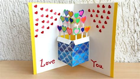 DIY - 3D Pop Up Birthday Card | How to make Special Birthday Card for ...