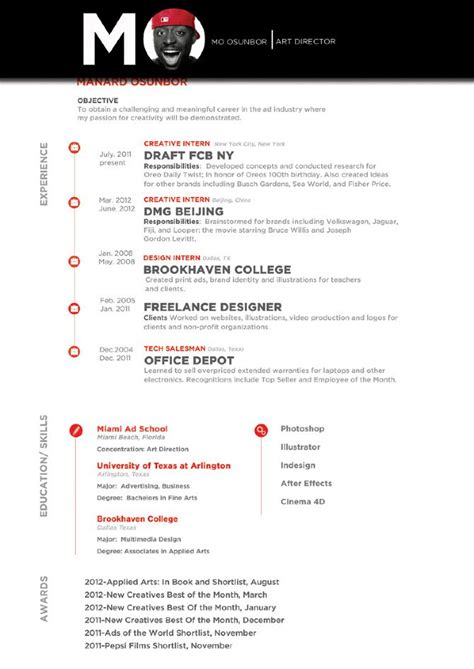 Creative Director Resume S - depression sprüche