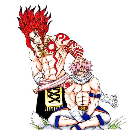 Ignia and Natsu by Devileyes90 on DeviantArt