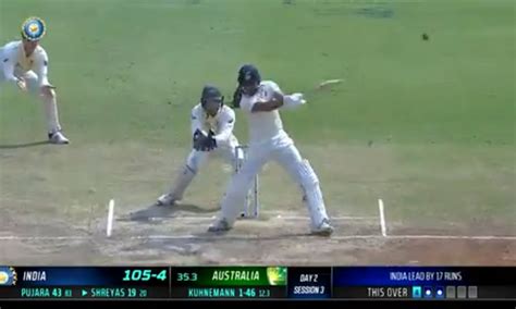 VIDEO: Shreyas Iyer Smashes Kuhnemann For Two Eye-Catching Sixes