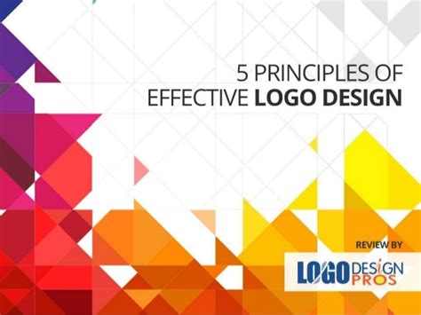 5 Principles of a Good Logo Design