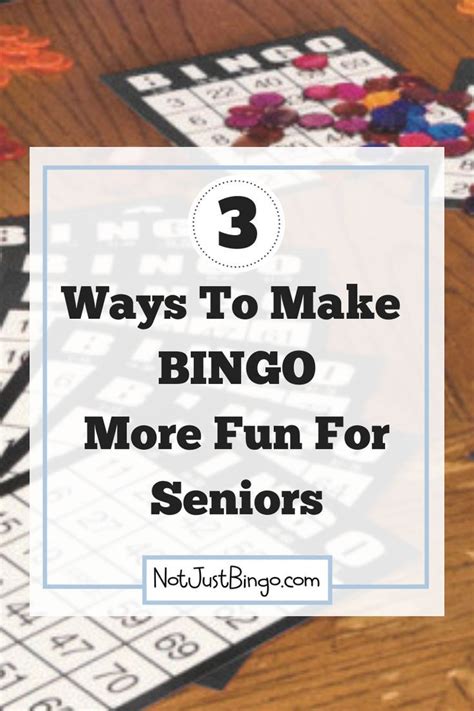 Is your bingo game getting boring at your nursing home? If you are ...