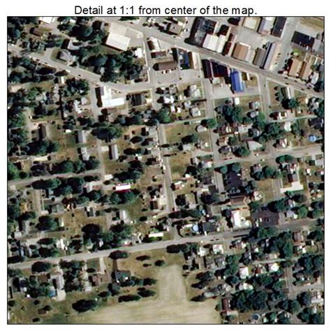 Aerial Photography Map of Monroeville, IN Indiana