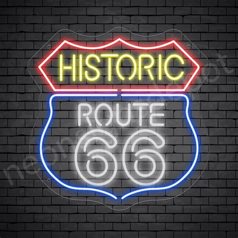 Buy Route 66 Neon Bar Sign Online - Neon Signs Depot