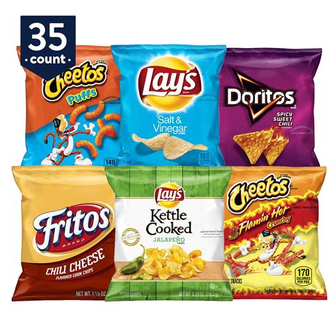 Frito-Lay Bold Mix Variety Snack Pack, 35 Count - Walmart.com