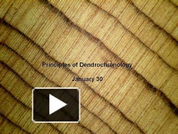 PPT – Principles of Dendrochronology PowerPoint presentation | free to download - id: 708ed6-Yjc5O